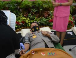 500 Personil Polda Kepri Donor Darah Dalam Rangka Hari Bhayangkara ke – 76