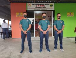 Koni Lingga Gelar Pelepasan Tiga Atlit Kick Boxing Lingga Ikuti Latihan di Batam Fighter Club