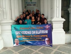 Jajaran Redaksi SumselNews Lampung Adakan Rakor dan Silaturahmi 
