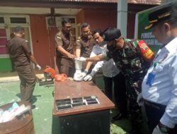 Kejari Meranti Musnakan Barang Bukti Narkotika