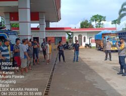 Kegiatan Imbangan Operasi Zebra Kapuas 2022 di wilkum Polsek Muara Pawan 