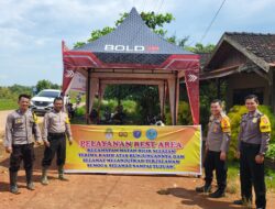 Polres Berserta Jajaran dan Personil Polsek Mendirikan Pengaman Pos Jaga Pelaksanaan MTQ XXX