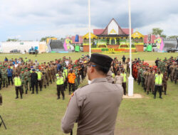 Kapolres Ketapang Pimpin Apel Pengamanan Penutupan MTQ Tingkat Provinsi Kalimantan Barat