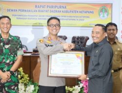 Sukses Amankan MTQ Tingkat Provinsi Kalimantan Barat, Kapolres Ketapang Diganjar Penghargaan dari DPRD Ketapang