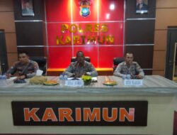 Kasat Binmas Polres Karimun Sosialisasi Perpol No. 4 tahun 2020 Kepada Pimpinan Perusahaan dan Satpam