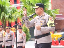 Kapolres Karimun Berikan Arahan Sebelum Melaksanakan Pengamanan Nataru