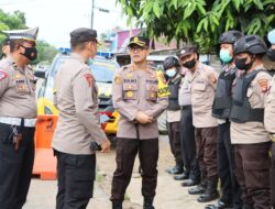 Kapolres Katapang Cek Kesiapan Pengamanan Pos Pengamanan Nataru