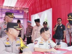 Jelang Nataru Wabup Pantau Pos Operasi Lilin Lancang Kuning