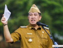 Upacara Bendera Perdana Tahun 2023 di Lingkup Pemerintah Kabupaten Pesawaran