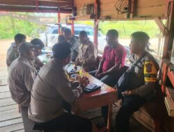 Giat Jumat Curhat Tomas, Toga dan Toda dengan Polsek Matan Hilir Selatan