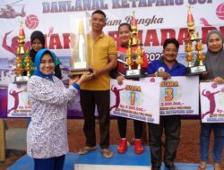 PT. WHW VC Sabet Juara Umum Turnamen Bola Volly Danlanal Ketapang Cup 2 TA 2022