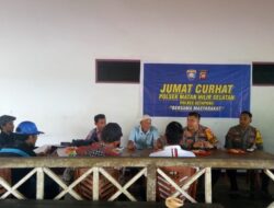 Giat Jum’at Curhat Polsek Matan Hilir Selatan Di Desa Pagar Mentimun 