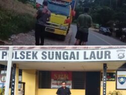 Diduga Supir Truk Bermuatan Kayu Ilegal Berhasil Melarikan Diri Setelah Lolos dari Penahanan Polsek Laur Menuju Pontianak
