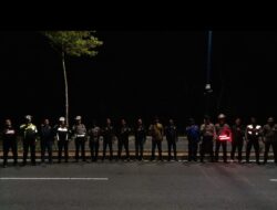 Jaga Kondusifitas Wilayah, Polisi di Meranti Kelilingi Kota Selatpanjang