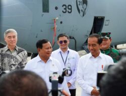 Menhan Brabowo Subianto Menerima 1 Dari 5 pesawat C-130J-30 Super Hercules dipesan Lockheed Martin Amerika Serikat