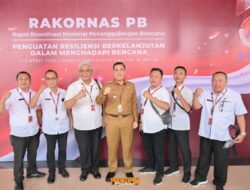 Bupati Pesawaran, H. Dendi Ramadhona K.,S.T.,M.Tr.I.P. Pesawaran Hadiri  RAKORNAS PB Tahun 2023