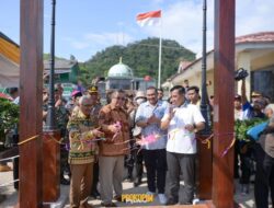 Bupati Pesawaran Meresmikan Dermaga Wisata Ketapang Batu Menyan Kecamatan Teluk Pandan 