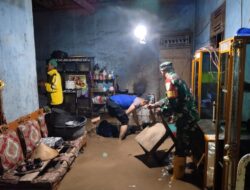 Tanggap Bencana Banjir,Dandim 0421/Ls Perintahkan Danramil dan Babinsa Untuk Bantu Warga