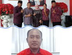 Turut Rayakan idul Fitri Nyoman Supat Sanjangi Kediaman Nanang Ermanto