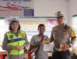 Hari Kedua Ops Patuh LK 2023, Polres Meranti Gelar Cek Kesehatan Gratis Terhadap Pengendara Becak Dan Masyarakat
