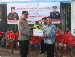 Menyambut Hut Kemerdekaan RI Ke-78 Tahun 2023 Kapolda Kepri Kegiatan Bansos Ke Yayasan Panti Jompo dan Lansia 