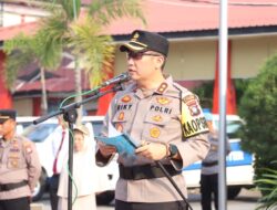 Kapolres Karimun Pimpin Apel Gelar Pasukan Operasi Zebra Seligi 2023