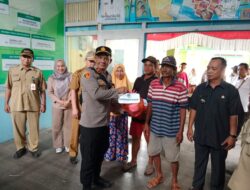 Polsek Pulau Maya Karimata Dukung Program Kerja PJ.Bupati Kayong Utara di Kec, di Desa Tj Satay Kec Pulau Maya