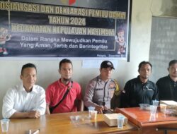 Kegiatan Sosialisasi dan Deklarasi Pemilu Damai Tahun 2024 Kec Kepulauan Karimata Karimata Kabupaten Kayong Utara