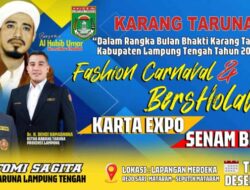 Sholawat Bersama Dalam Rangka Bulan Bhakti Karang Karuna ke 63 Kabupaten Lampung Tengah 