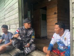 Danposal Sabang Mawang menghimbau Kepada Nelayan dan Masyarakat Pesisir Untuk Waspada Mengantisipasi Cuaca Buruk Khusus Kab Natuna 