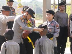 Polda Kepri Melaksanakan Tradisi Pembaretan Bintara Remaja GEL II Tahun Anggaran 2023