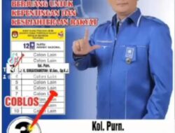 Diduga Adanya Kesalahan Penginputan Data Oleh Komisi Pemilihan Umum Terhadap Hasil Pemilihan Calon Legislatif DPR RI Lampung I, Sukardiansyah Akan Lapor Ke Bawaslu