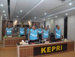 Seleksi Dikbang Terpadu Tingkat Pusat Tahun Anggaran 2024 dilaksanakan Secara Daring Ruang Vicon Polda Kepri