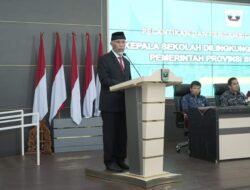 Mahyeldi Ansharullah Melantik 65 Kepala SMA/SMK di Auditorium Istana Gubernur Sumbar 