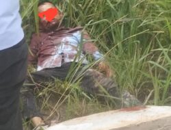 Seorang Mayat Laki-laki ditemukan Warga Lokasi Kantor Pemasaran Orza Hill, diduga diBacok Perkerja Security 