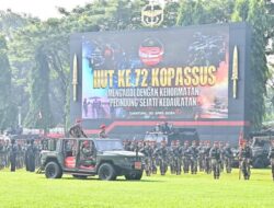 Menhan Prabowo Subianto Menghadiri Perayaan HUT ke-72 Kopassus di Cijantung