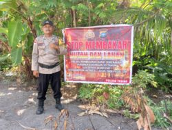 Polres Karimun Tingkatkan Himbauan Larangan Membakar Hutan