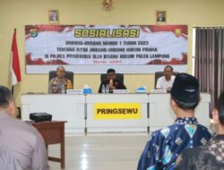 Tim Bidang Hukum Polda Lampung Telah Menggelar Acara Sosialisasi Mengenai Undang-Undang Nomor 1 Tahun 2023