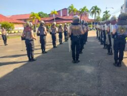 Kesiapan Hadapi Pilkada 2024, Satuan Samapta Polres Ketapang Laksanakan Latihan Dalmas