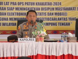 Pimpin Lat Pra Ops Patuh Krakatau 2024, ini Pesan Kapolres Lampung Tengah