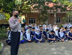 Kasat Lantas Polres Bintan Sosialisakan Tertib Berlalu Lintas Kepada Pelajar, Operasi Patuh Seligi 2024 Polres Bintan