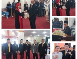 Arief Munandar SH.Resmi di Lantik Sebagai Anggota DPRD Pesawaran Periode 2024-2029.