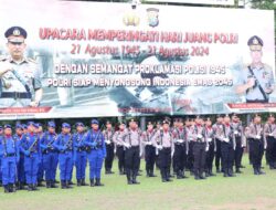 Kapolda Kepri Memimpin Langsung Upacara Peringatan Hari Juang Polri tahun 2024