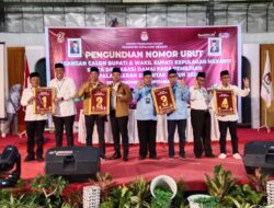 KPU Gelar Pengundian Dan Penetapan  Nomor Urut Paslon Bupati dan Wakil Bupati Kepulauan Meranti