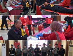 Satbrimob Polda Kalbar Dalam Rangka Menyambut Hut Korps Brimob Polri Ke-79, Melaksanakan Bakti Kesehatan