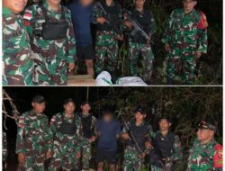 Satgas Pamtas RI-Malaysia Yonzipur 5/ABW Menggagalkan Penyelundupan Miras di Sei Kelik