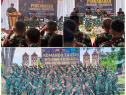 Pos Kotis Nanga Badau Satgas Pamtas RI-Mly Yonzipur 5/Abw Di Kunjungi Pangdam XII/Tpr