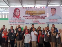 Bersatu Untuk Menang, Tim Pemenangan (KUR) Kecamatan Gedung tataan -Nanda-Anton Dikukuhkan
