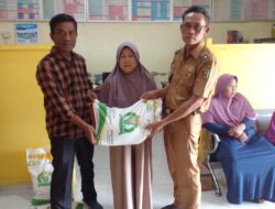 PEMDES Margodadi Way lima Salurkan Beras Bantuan Pangan Ke 148 KPM