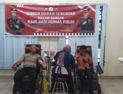 Bintan Gelar Donor Darah Sambut HUT Humas Polri ke 73
